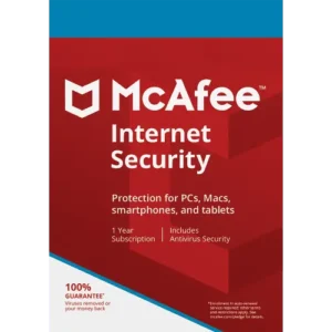 McAfee Internet Security – 1-Year / 1-Device