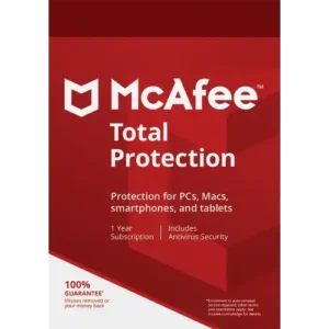 McAfee Total Protection – 1-Year / 3-Devices – Europe/UK